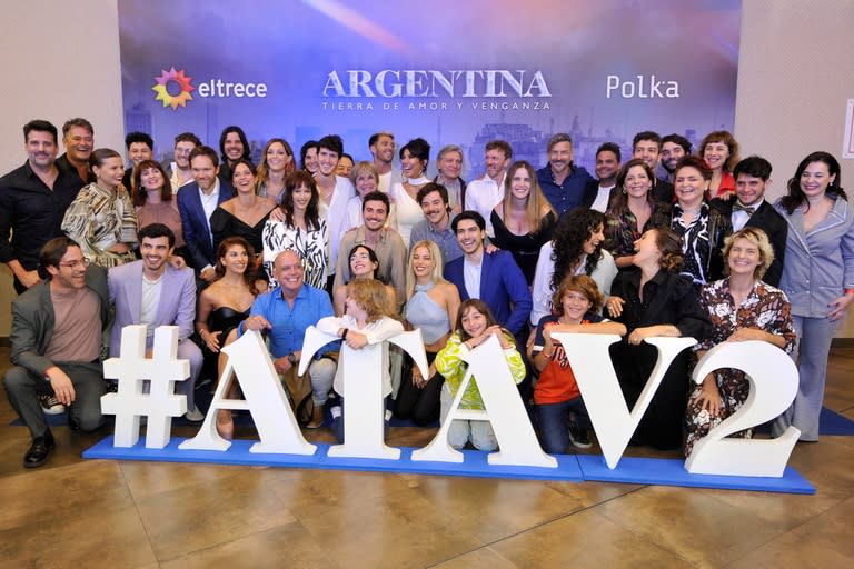 El elenco de ATAV, que se emitirá el por eltrece