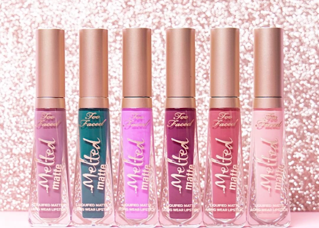 We can’t get over this view of Too Faced’s new Melted Matte shades