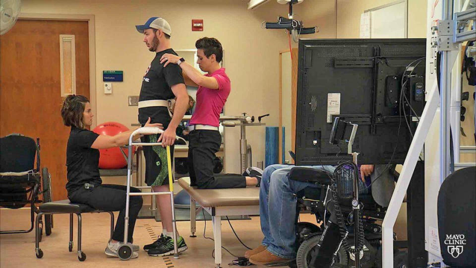 People paralyzed because of spinal cord injuries could one day be able to walk