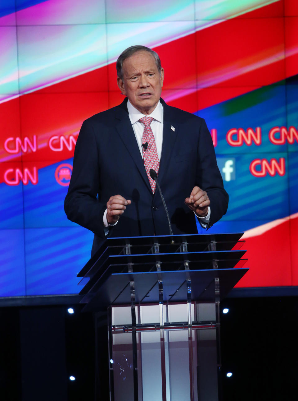 Republican presidential candidate George Pataki speaks during the CNN Republican presidential debate on December 15, 2015 in Las Vegas, Nevada.&nbsp;