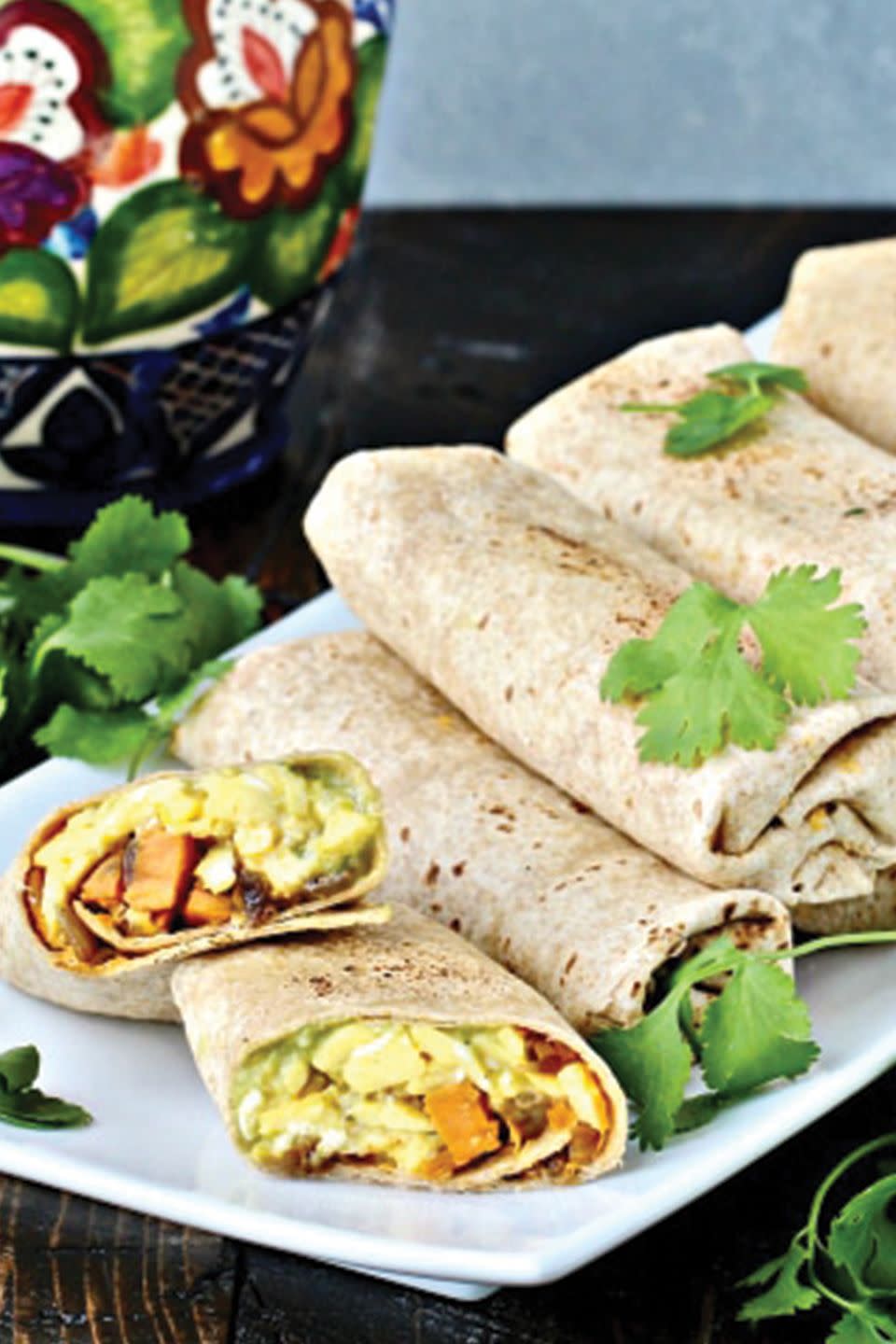 Ultimate Breakfast Burritos with Sweet Potato Hash