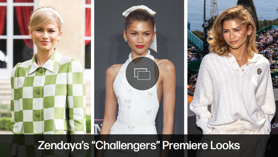 Zendaya The Challengers Movie Premiere Tennis Dresses