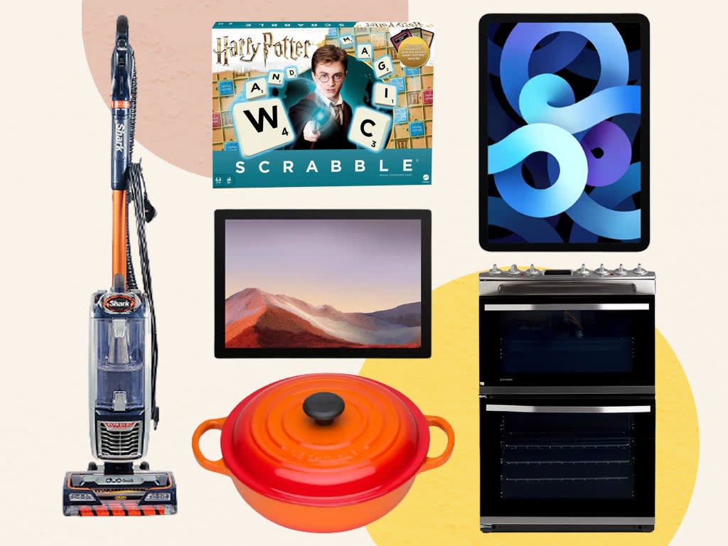 There are huge savings to be had across tech, home appliances, fashion, beauty and kids’ toys  (iStock/The Independent)