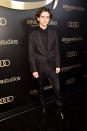 <p>Timothee Chalamet arrives at the Amazon Studios Golden Globes celebration. (Photo: Alberto E. Rodriguez/Getty Images) </p>