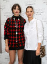 LONDON, ENGLAND - SEPTEMBER 16: Daisy Lowe and Pixie Geldof attends the front row for the Unique show on day 3 of London Fashion Week Spring/Summer 2013, at The Topshop Venue on September 16, 2012 in London, England. (Photo by Danny Martindale/WireImage)