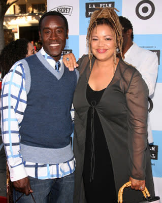 Don Cheadle and director Kasi Lemmons at the Los Angeles Film Festival premiere of Focus Features' Talk to Me
