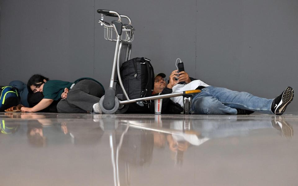 Travel chaos - LLUIS GENE/AFP/Getty Images 