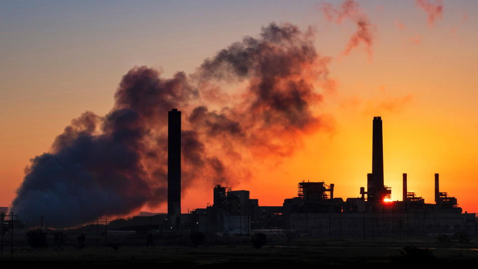 The Dave Johnson coal-fired power plant in Glenrock, Wyo. - Credit: Photo by J. David Ake/AP Photo.