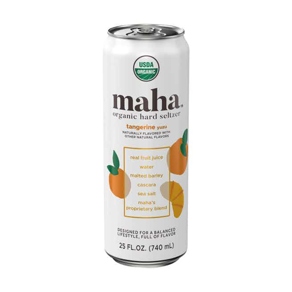 31) Maha Tangerine Yuzu Organic Hard Seltzer