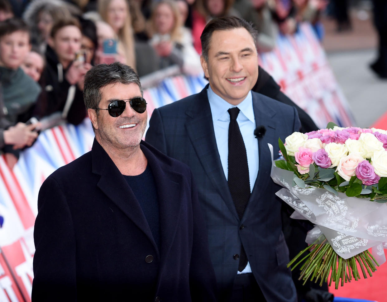 Could we see David Walliams serenading Simon Cowell on upcoming competition series Celebrity X Factor? (Joe Giddens/PA Images via Getty Images)