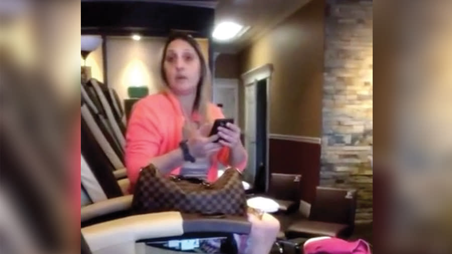 Keep recording, sissy': Woman unleashes homophobic tirade at man in nail  salon