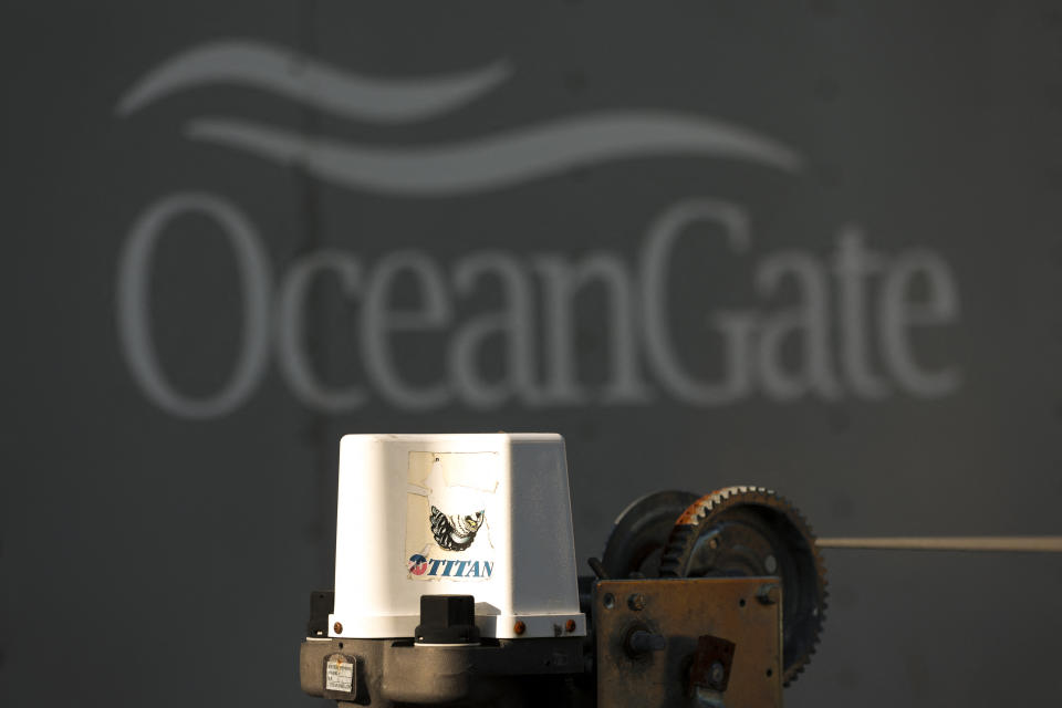 El submarino Titan desapareció en las aguas del Atlántico Norte durante una expedición a las ruinas del Titanic. (Photo by JASON REDMOND/AFP via Getty Images)