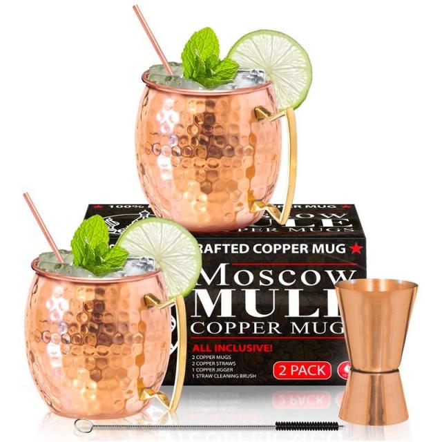 Small Copper Straws 5.5 Set of 4  Pairs Perfectly With Moscow Mules