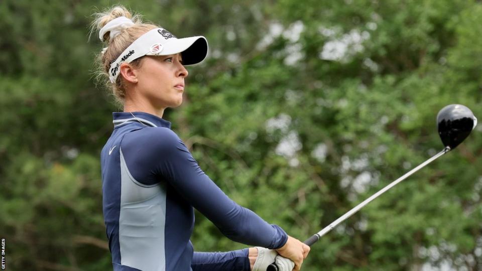 Nelly Korda en acción en Texas