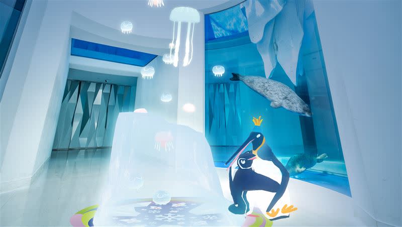 Xpark推出新版AR互動體驗，與獨創角色勇闖神秘海洋世界(探索寒帶行凍區)。（圖／Xpark提供）