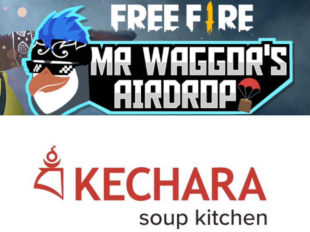 Dubbed as Mr Waggor's Airdrop, Kechara Soup Kitchen (KSK) along with the ‘Free Fire’ team will distribute food and fun packs to underprivileged families in Klang Valley. ― Picture courtesy of Free Fire Malaysia