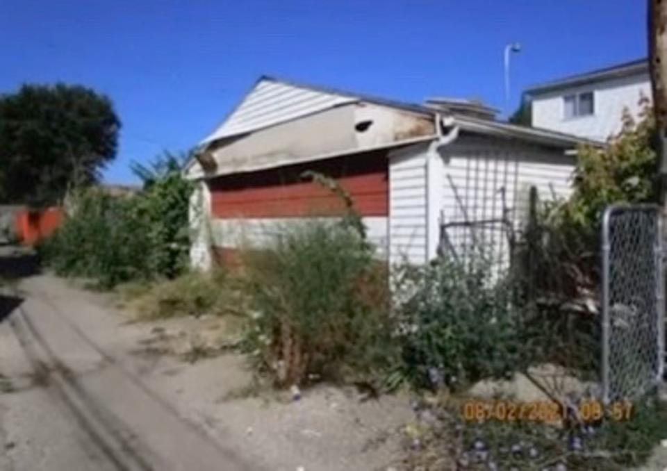 A photo of the elderly man’s property is shown to the court during the 10 January hearing (Screenshot via Instagram)