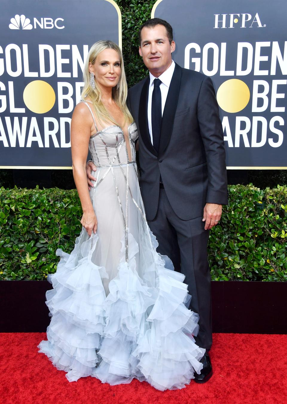 Molly Sims and Scott Stuber golden globes