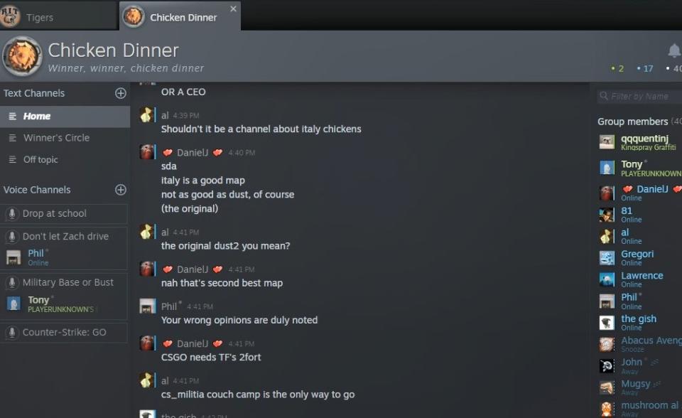 After a few weeks of being limited to Steam's beta channel, a new Chat feature