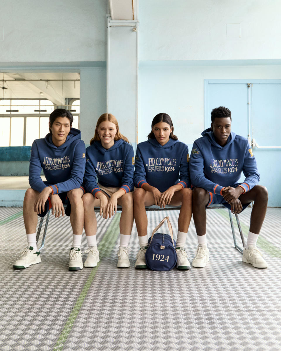 Lacoste Olympic collection apparel sweatshirts