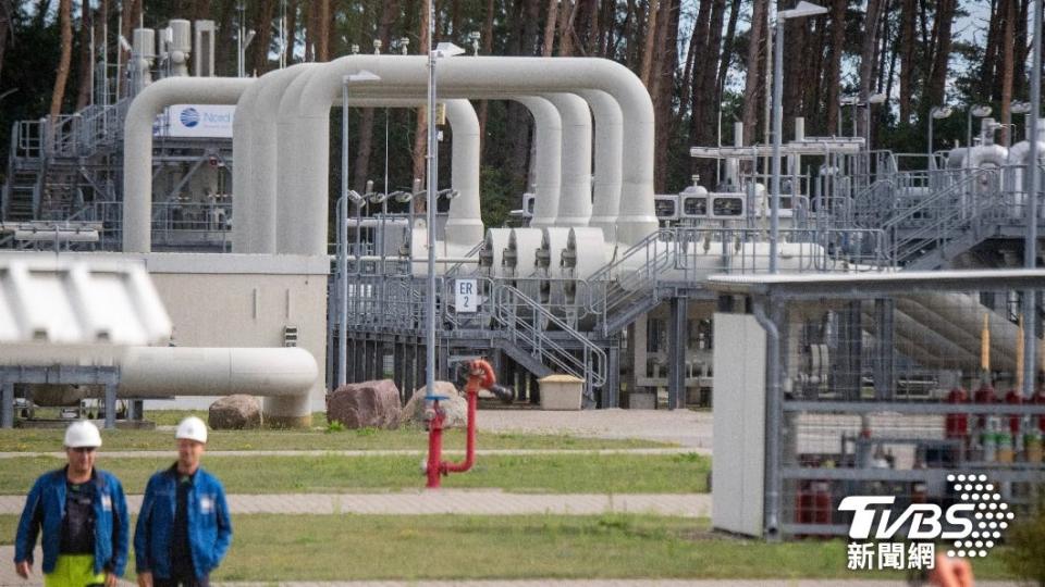 俄國宣布輸送到歐洲的最大天然氣管道北溪一號（Nord Stream 1）「無限期關閉」。（圖／達志影像美聯社）