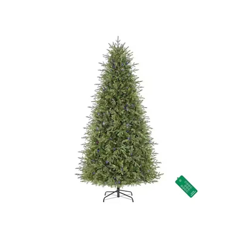 9-Foot Pre-Lit LED Grand Duchess Balsam Fir Artificial Christmas Tree