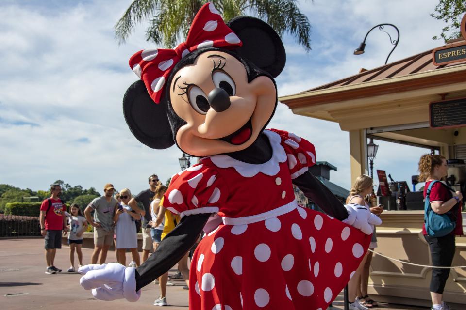 Minnie Mouse at Walt Disney World.