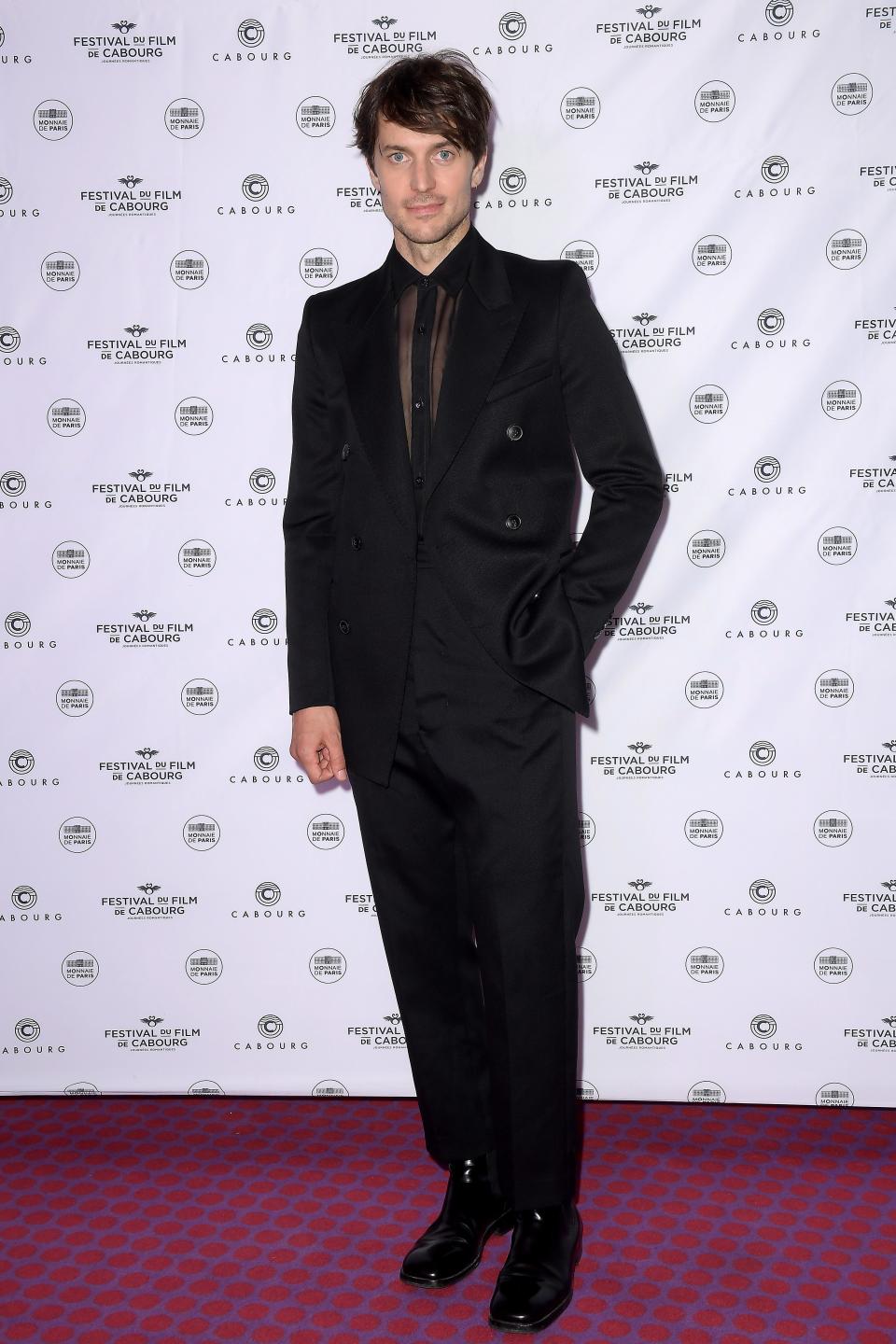 Lucas Bravo at the Cabourg Film Festival on June 18, 2022, in Cabourg, France.