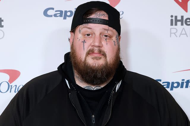 <p>Tasos Katopodis/Getty</p> Jelly Roll attends iHeartRadio Hot 99.5's Jingle Ball 2023 at Capital One Arena on Dec. 11, 2023 in Washington