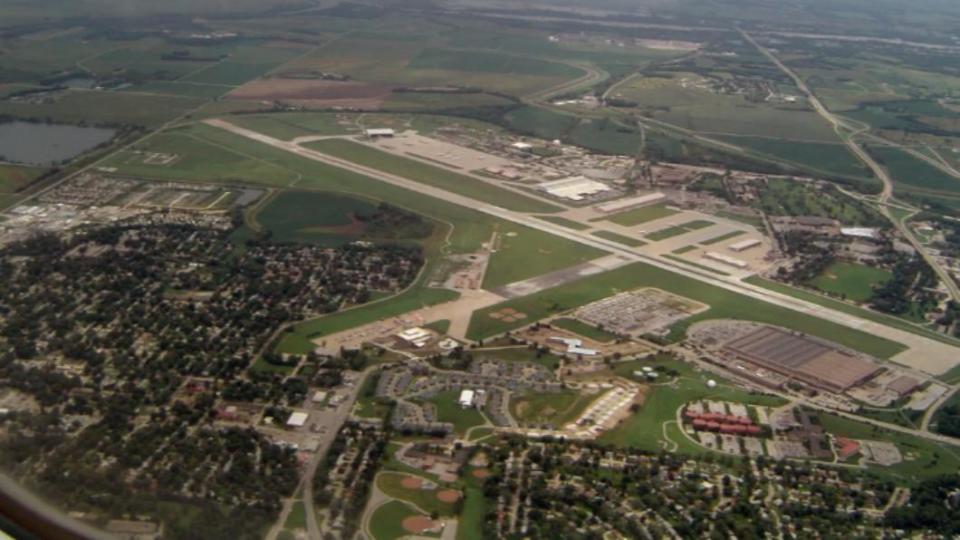 奧法特空軍基地（Offutt Air Force Base）。（圖／翻攝自《CNN》）