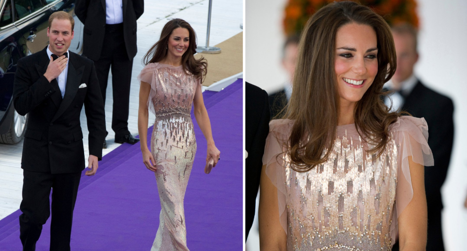 Prince William, Duke of Cambridge and Catherine, Duchess of Cambridge attend the ARK 10th Anniversary Gala Dinner at perk's Field on June 9, 2011 in London, England