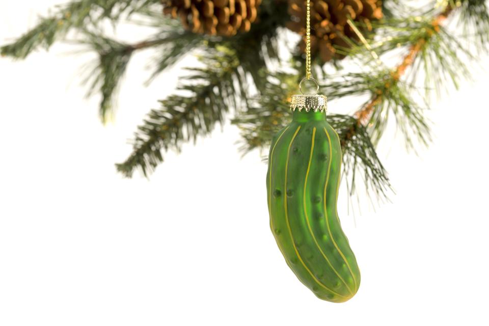 It Actually Means Something When You See a Pickle Ornament on a Christmas Tree