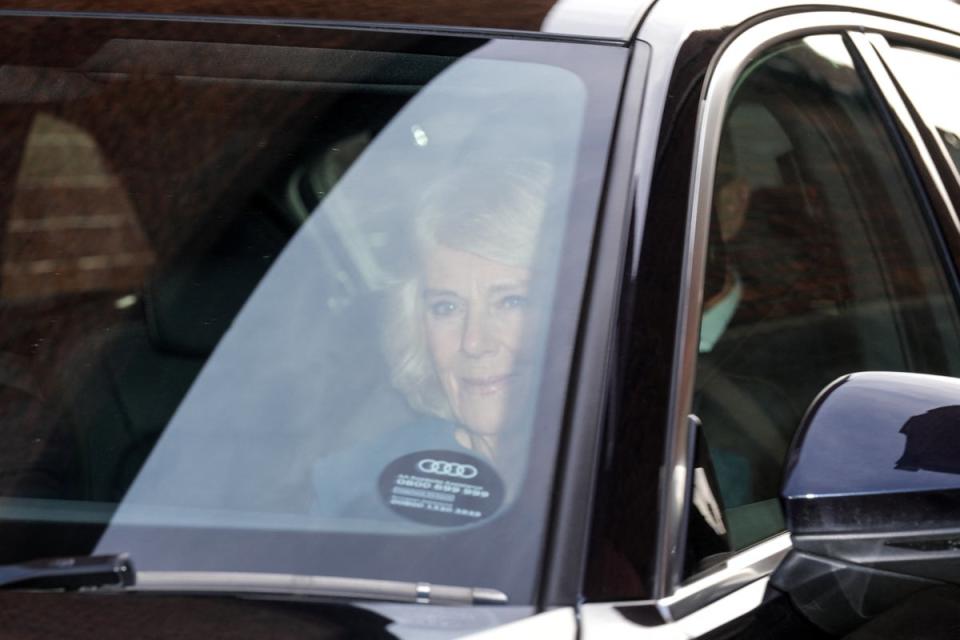 Camilla has visited her husband every day since he admitted (REUTERS)