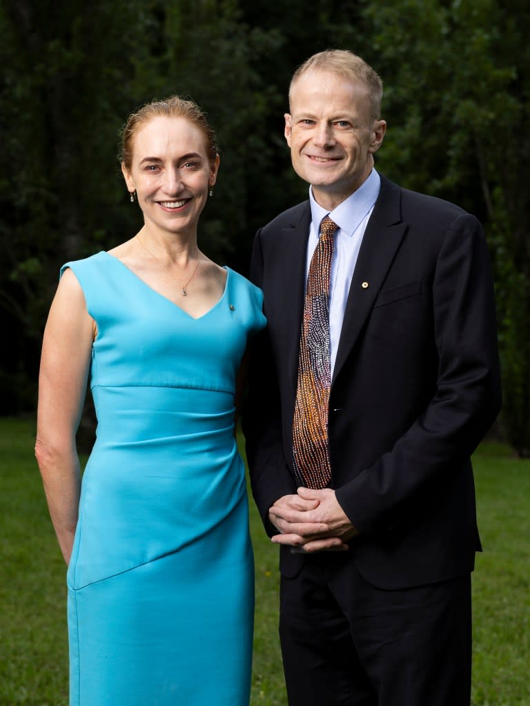 Scolyer worked on the treatment alongside his longtime research partner, Dr. Georgina Long, shown above. Fairfax Media