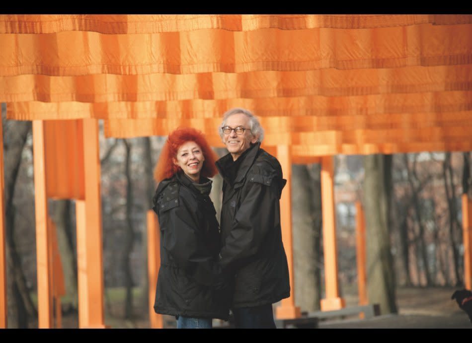 Wolfgang Volz  Christo and Jeanne-Claude, 2005, Central Park, New York, at "The Gates"