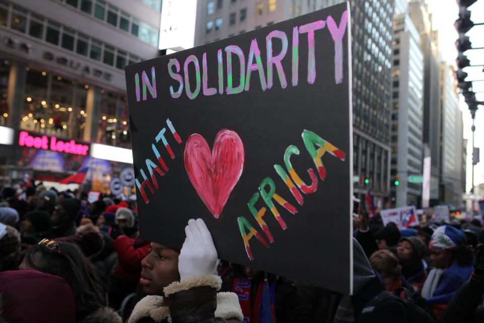 Activists hold Martin Luther King Day marches