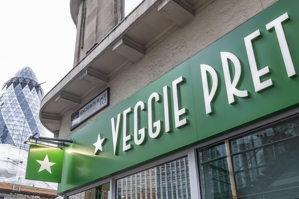 Pret A Manger will be closing most of its Veggie Pret sites (Pret A Manger)