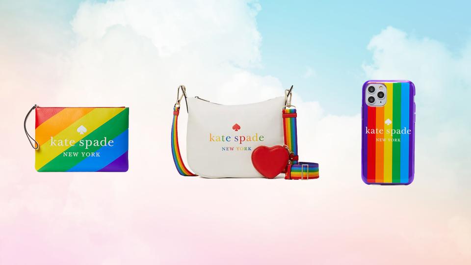 Celebrate Pride Month 2021 with the Kate Spade rainbow collection, on sale today only.