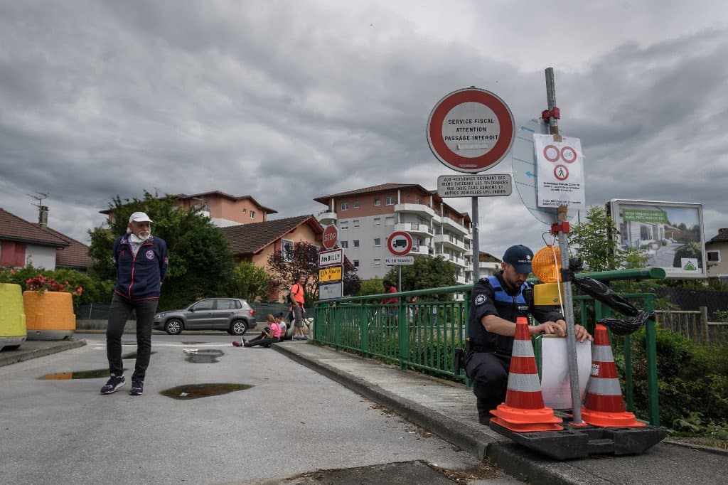 La frontière franco-suisse le 14 juin 2020. (Photo d'illustration) - FABRICE COFFRINI 