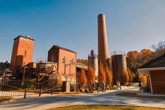 <p>Ashley Camper</p> The grounds of Castle & Key distillery, near Frankfort.