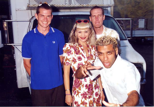 <p>Jeff Kravitz/FilmMagic</p> Adrian Young, Gwen Stefani, Eric Stefani and Tony Kanal