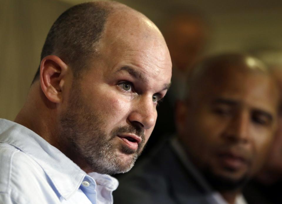 Former NFL fullback Kevin Turner, shown here in 2013, died in March. (AP)