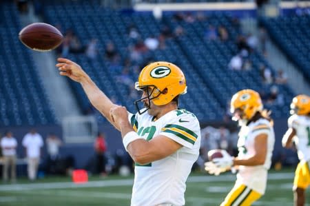 NFL: Preseason-Green Bay Packers at Oakland Raiders