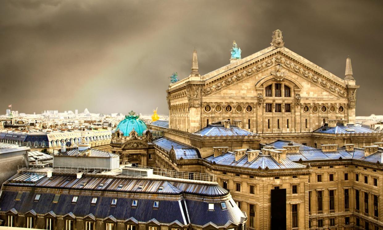 <span>The Palais Garnier Opera House is at the centre of Georges-Eugène Haussmann’s Paris.</span><span>Photograph: Rrrainbow/Getty Images</span>