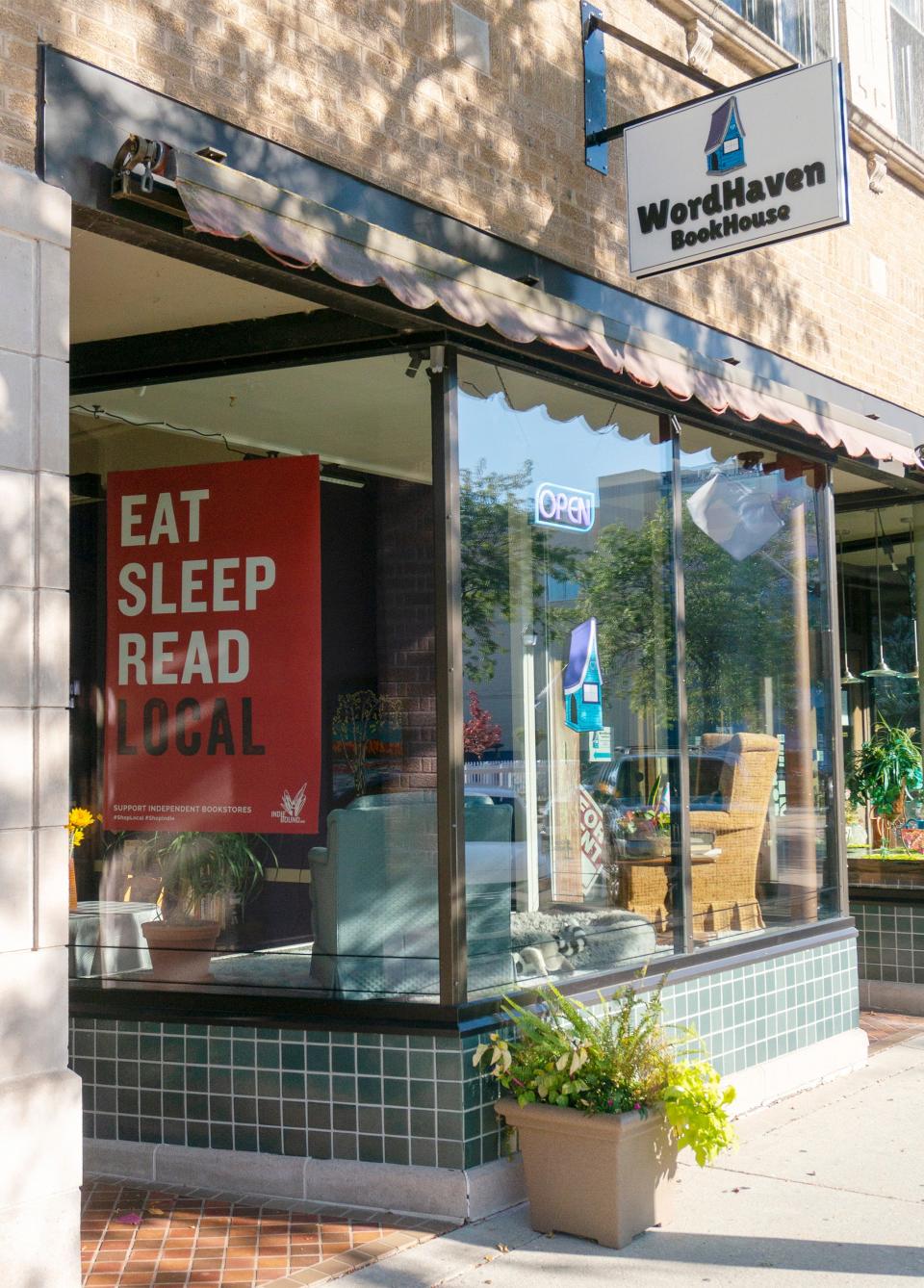 The exterior of WordHaven BookHouse, Friday, September 9, 2022, in Sheboygan, Wis.