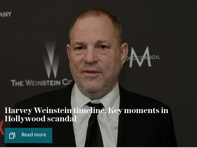 Harvey Weinstein timeline: Key moments in Hollywood scandal