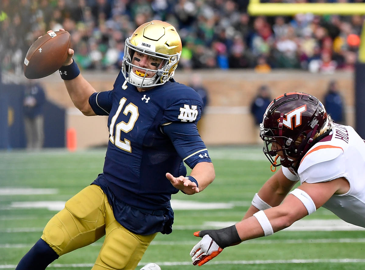 Virginia Tech's Divine Deablo With A Divine Scoop & Score vs. Notre Dame -  Stadium