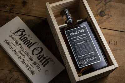 Lux Row Master Distiller and Master Blender John Rempe marks a decade of distinction – and secrecy – as he renews his annual pact with bourbon drinkers by releasing Blood Oath Pact 10 Kentucky Straight Bourbon Whiskey double finished in Cabernet Franc and Merlot casks.