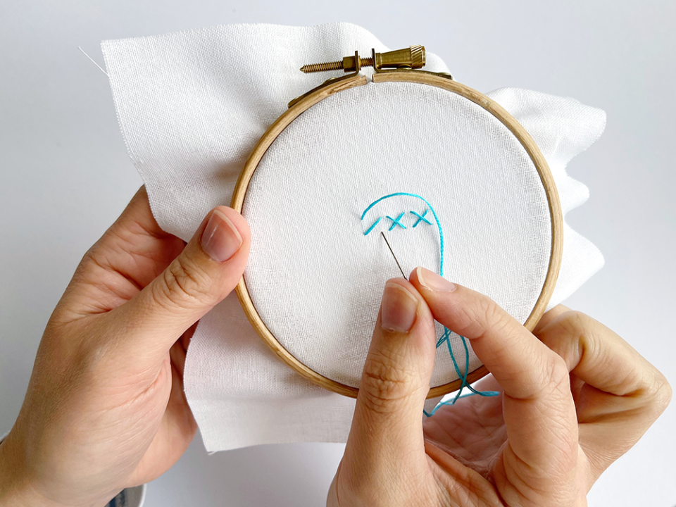 embroidery stitches cross stitch