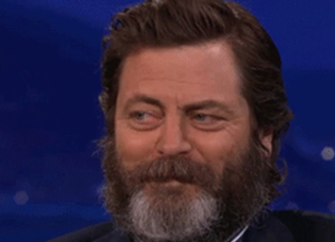 Nick Offerman smiling